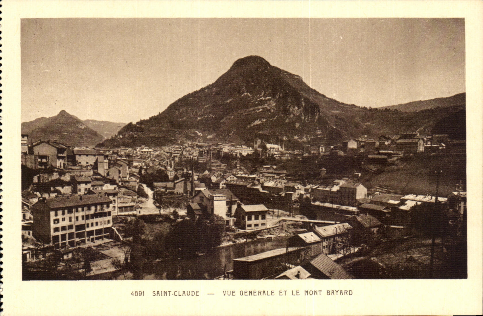 Saint-Claude — Allgemeiner Blick und Mont Bayard — Edition Chassegrès, Imp. Braun
