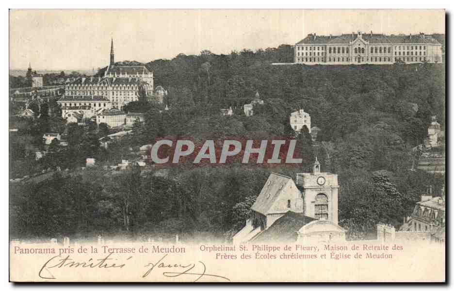 CPA Panorama pris de la Terrasse de Meudon