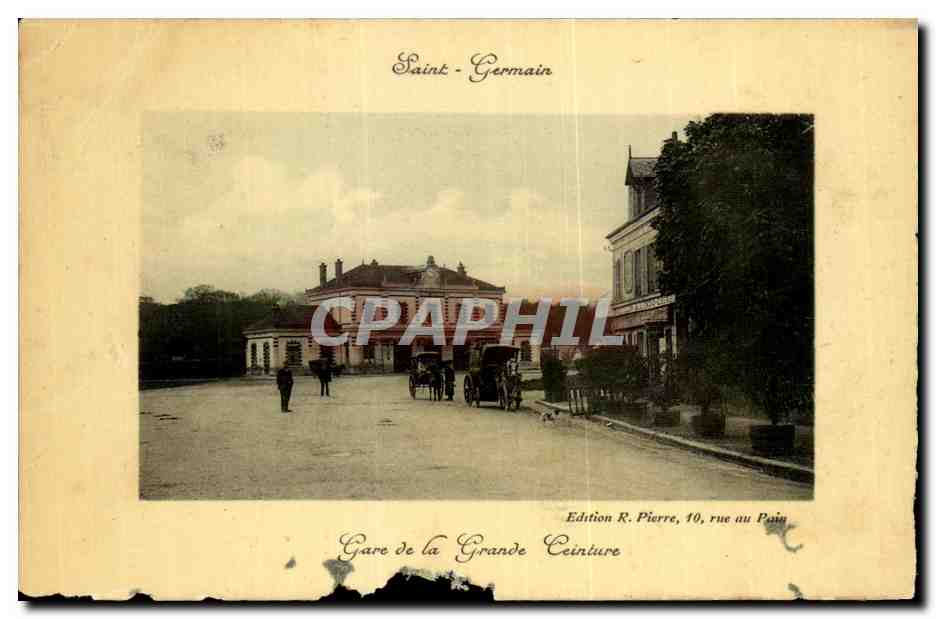 CPA Saint Germain Gare de la Grande Ceinture