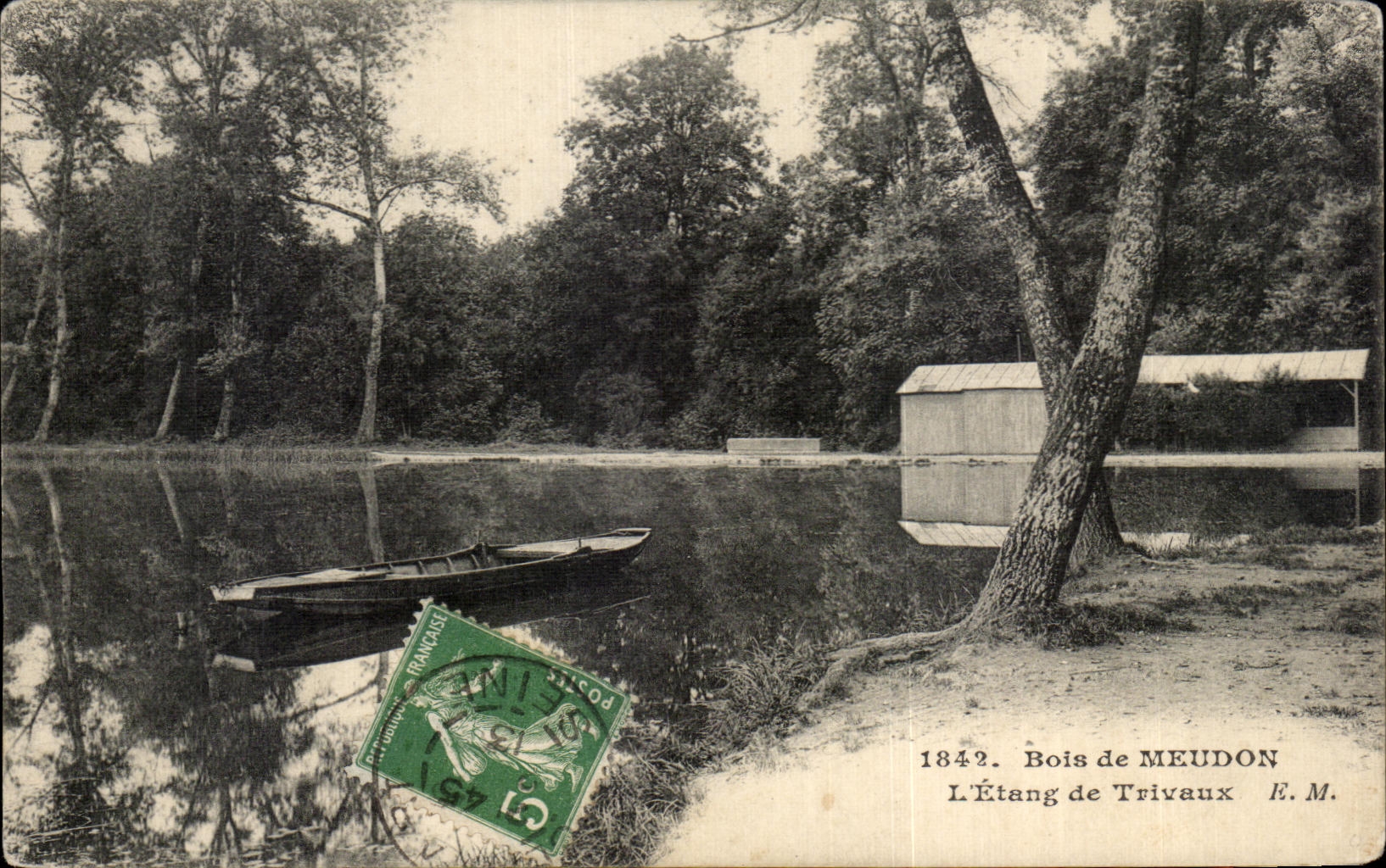 CPA Bois de Meudon L Etang de Trivaux