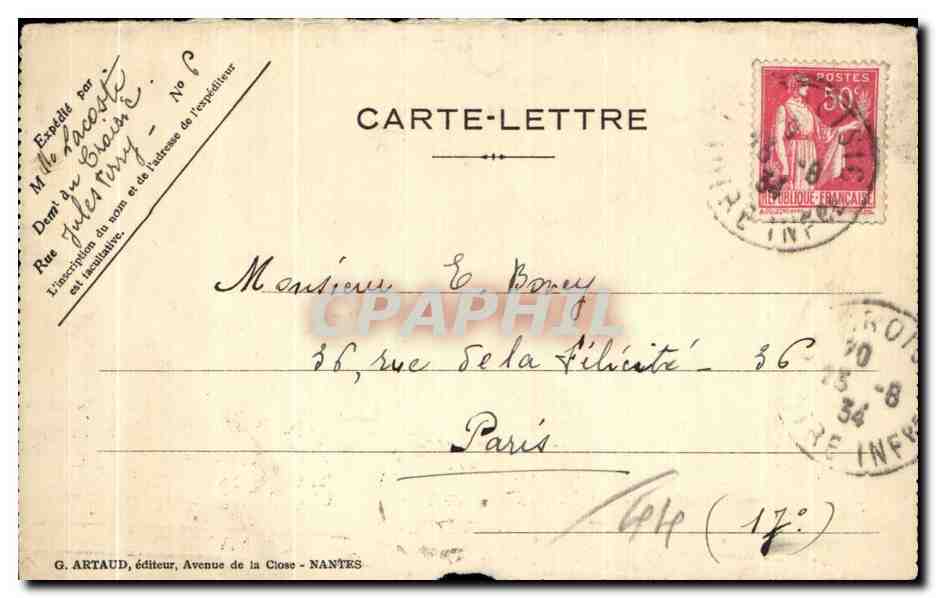 CPA Le Croisic Le Moulin de Pen Avel — Reverso
