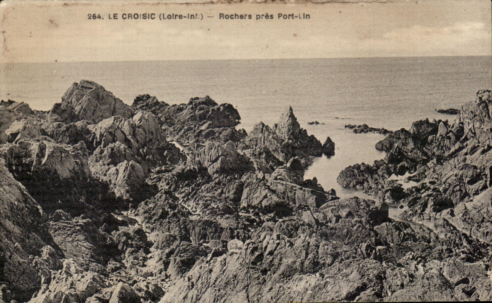CPA Le Croisic Rochers pres Port Lin