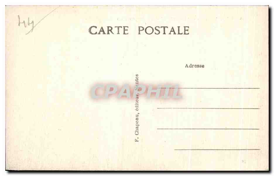 CPA Le Croisic Hopital Marin de pen Bron Sud Est — Rückseite