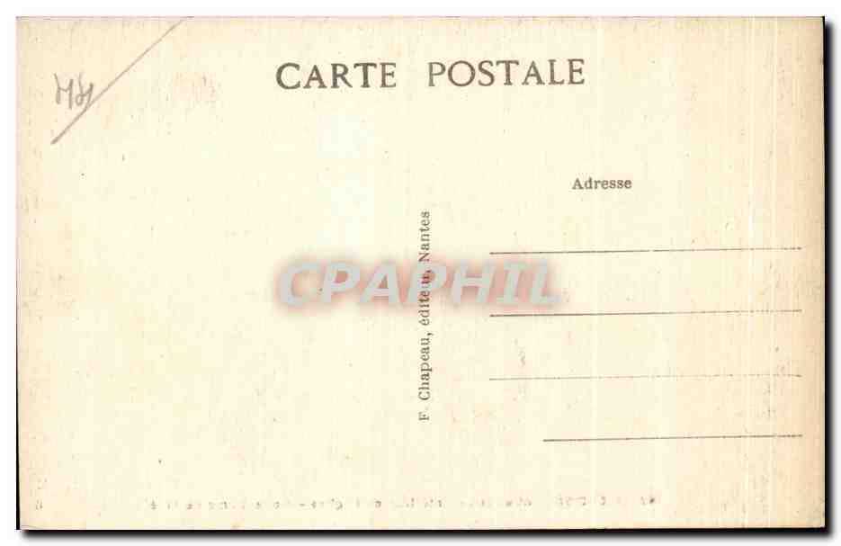 CPA Le Croisic Interieur de I Eglise Notre Dame de Pitie Christ — Rückseite