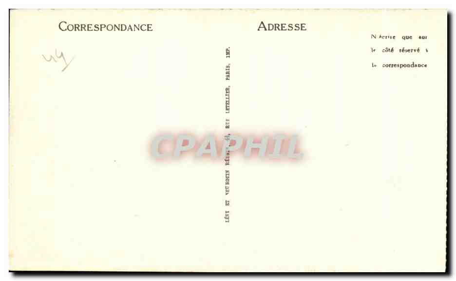 CPA Le Croisic SAint Jean de Dieu  — Back