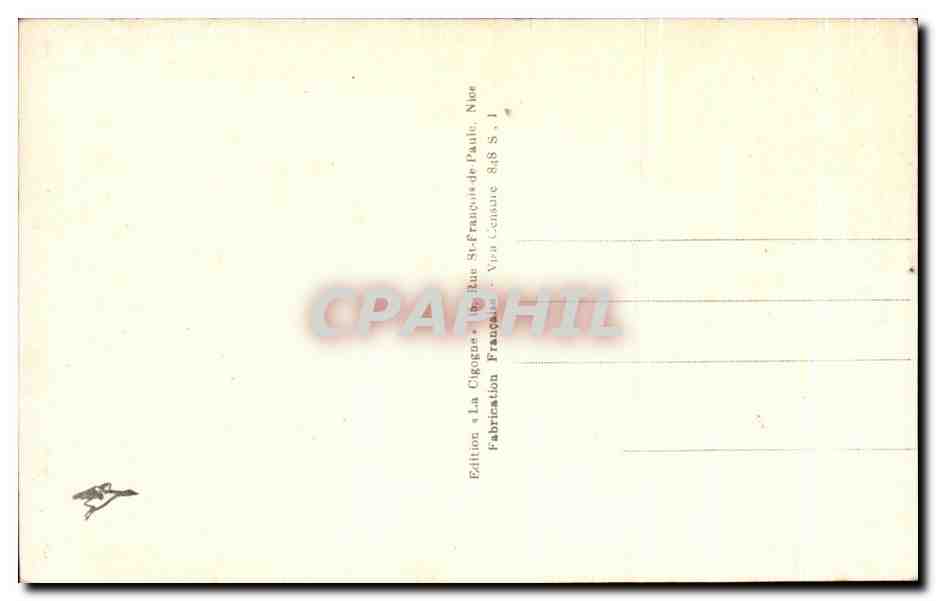 CPA Monte Carlo le Casino et le Tir aux Digeons — Rückseite