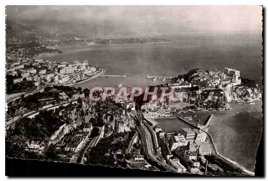 CPA La Cote D Azur La Principaute de Manaco Vue generale