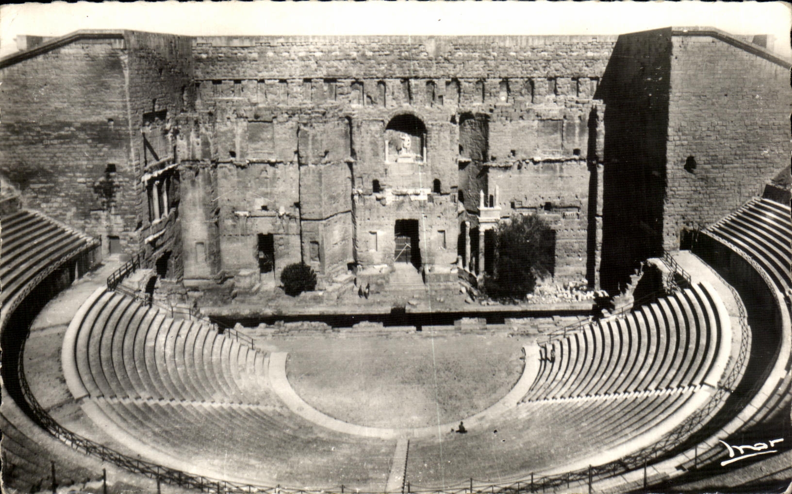 CPSM La Provence Romaine Orange Interieur du Theatre Antique