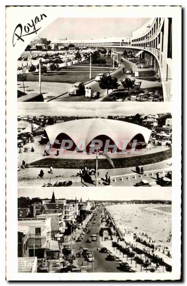 Royan — Vue panoramique du centre et de la plage — éditeur Tita