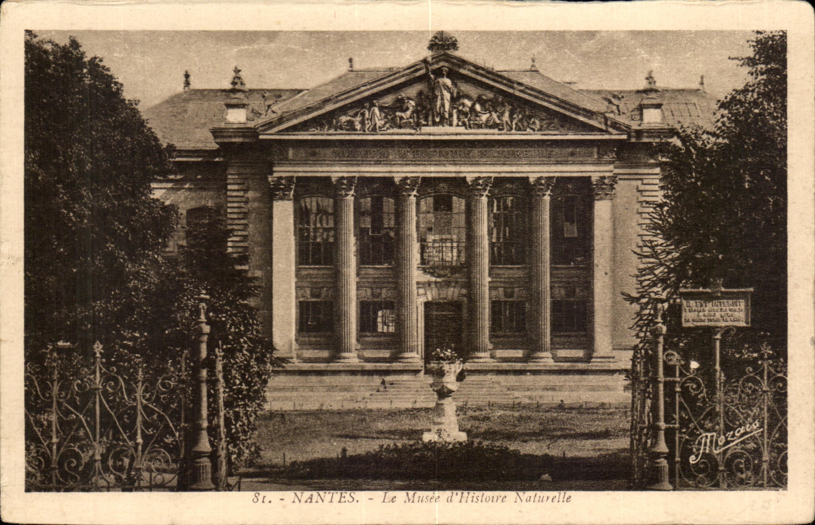 CPA Nantes Le Musee d Histoire Naturelle