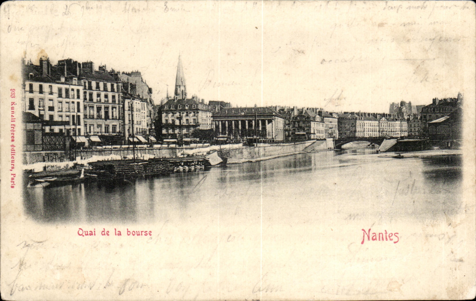 CPA Nantes Quai de la bourse