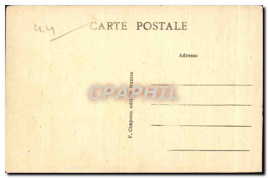 CPA Nantes Le Chateau des Ducs de Bretagne Facade exterieure — Verso