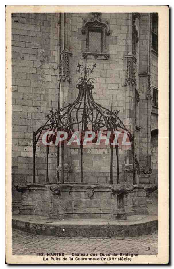 CPA Nantes Chateau des Ducs de Bretagne Le Pults de la Couronne 