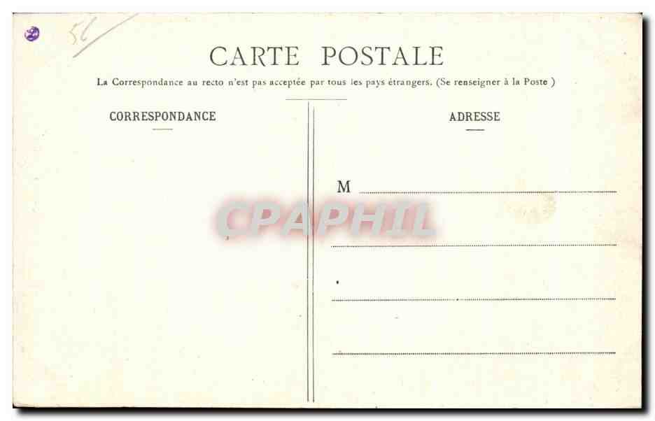Kergroix Cave — Quiberon — Collection H. Laurent, Port-Louis, no. 926 — Back