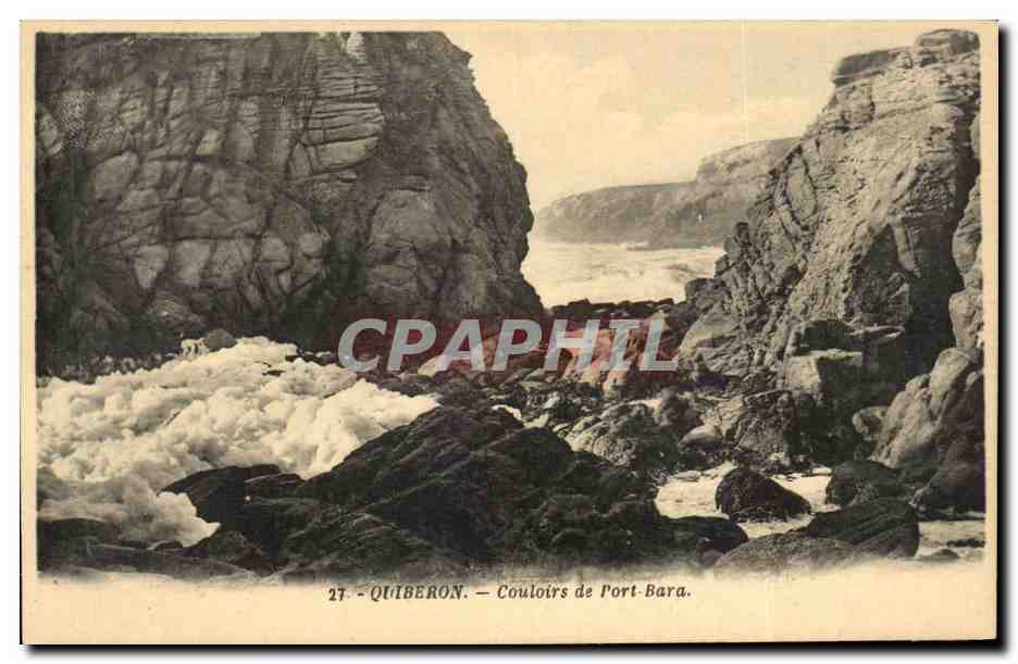 Quiberon — Couloirs de Port-Bara — G. Armand, Nantes