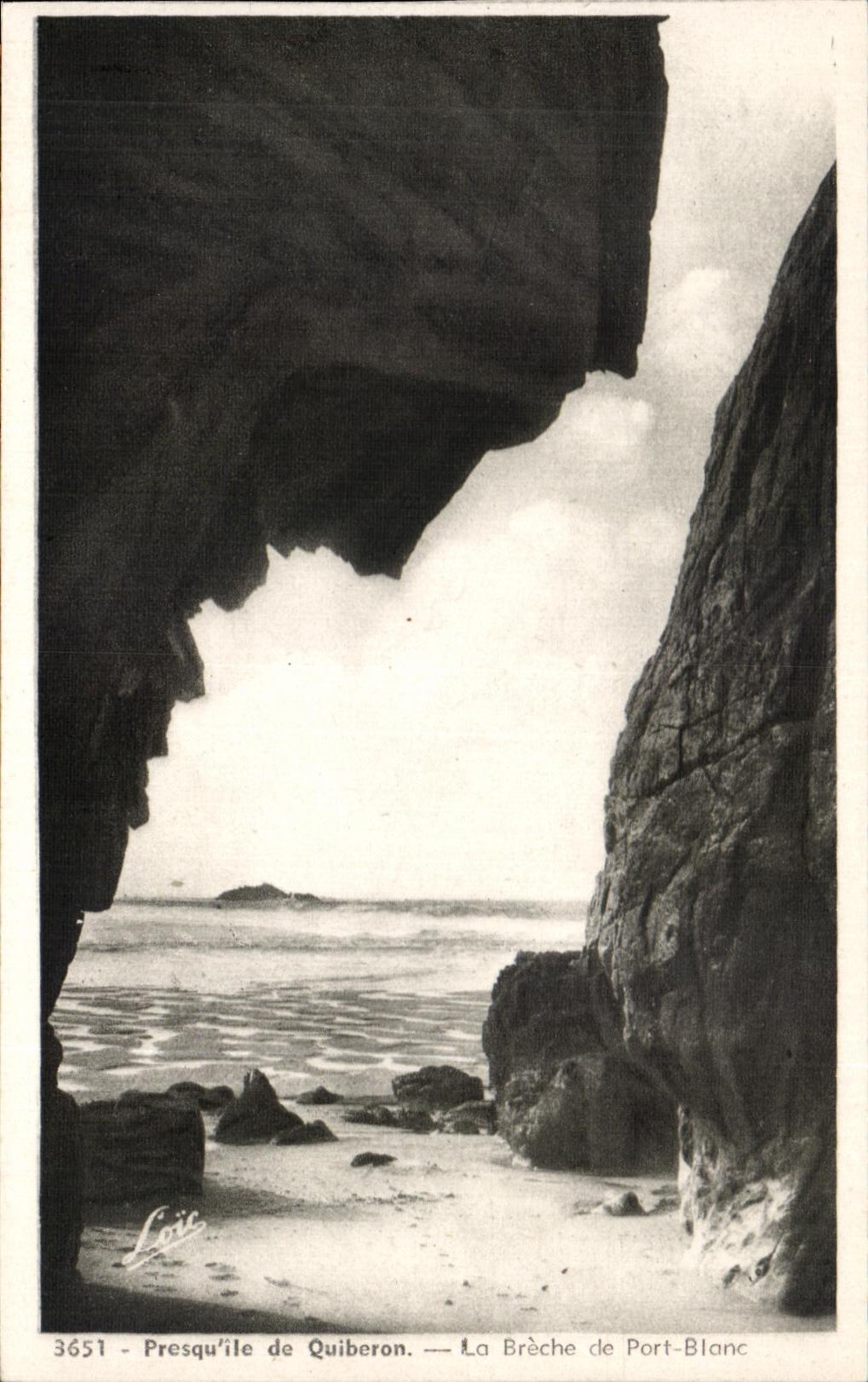 Presqu'île de Quiberon — La Brèche de Port-Blanc — Édition Messy Rennes n°3651