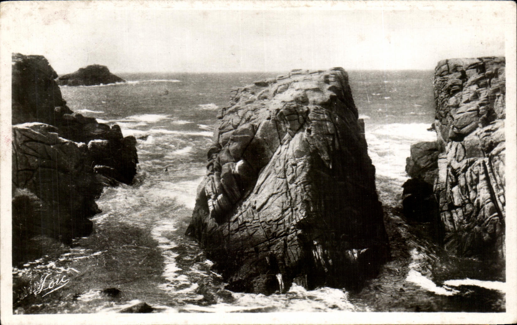 Coulouirs de Port-Bara — Presqu'île de Quiberon — Laurent-Nel, Rennes, n°1206