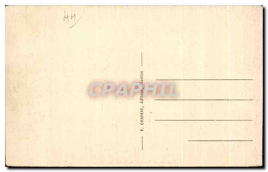 CPA Nantes Un coin du Jardin des Plantes — Verso