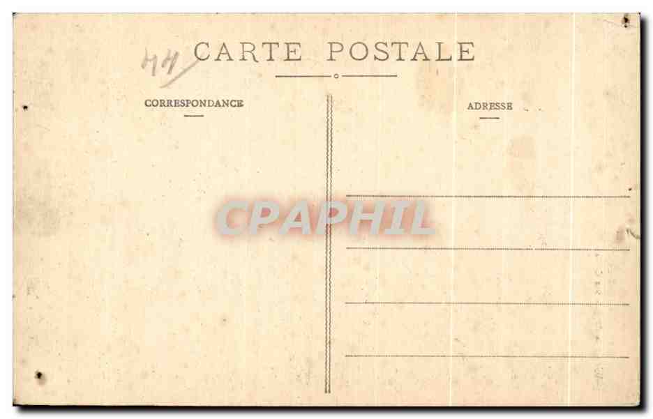 CPA Nantes Beffroi de I Eglise Ste Croix — Verso
