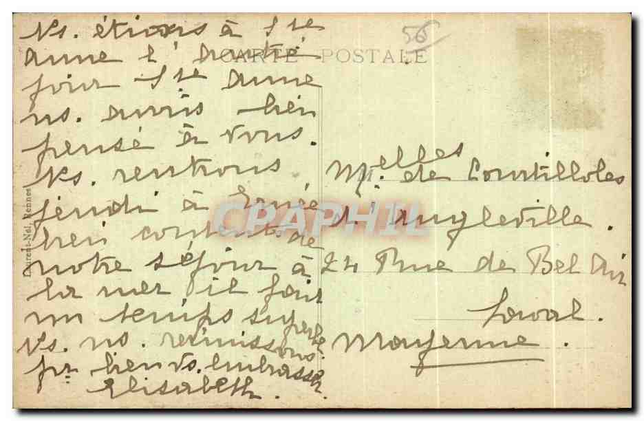 CPA Sainte Anne d Auray La Basillque Folklore Costume — Verso