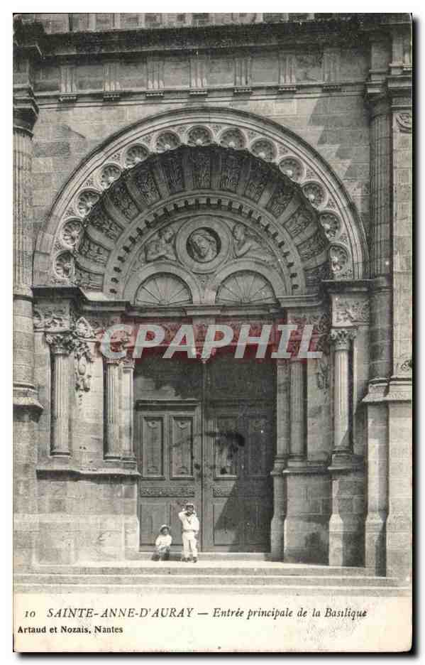 Sainte-Anne-d'Auray — Entrée principale de la Basilique — Artaud et Nozais, Nantes