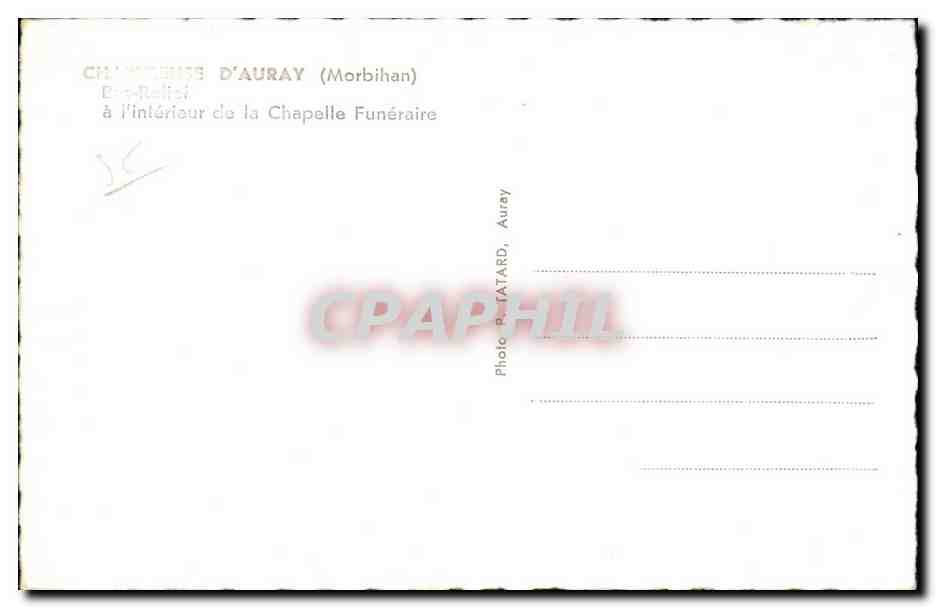 CPSM Chartreuse D Auray a I Interieur de la Chapelle Funeraire Duchesse d angouleme  — Verso