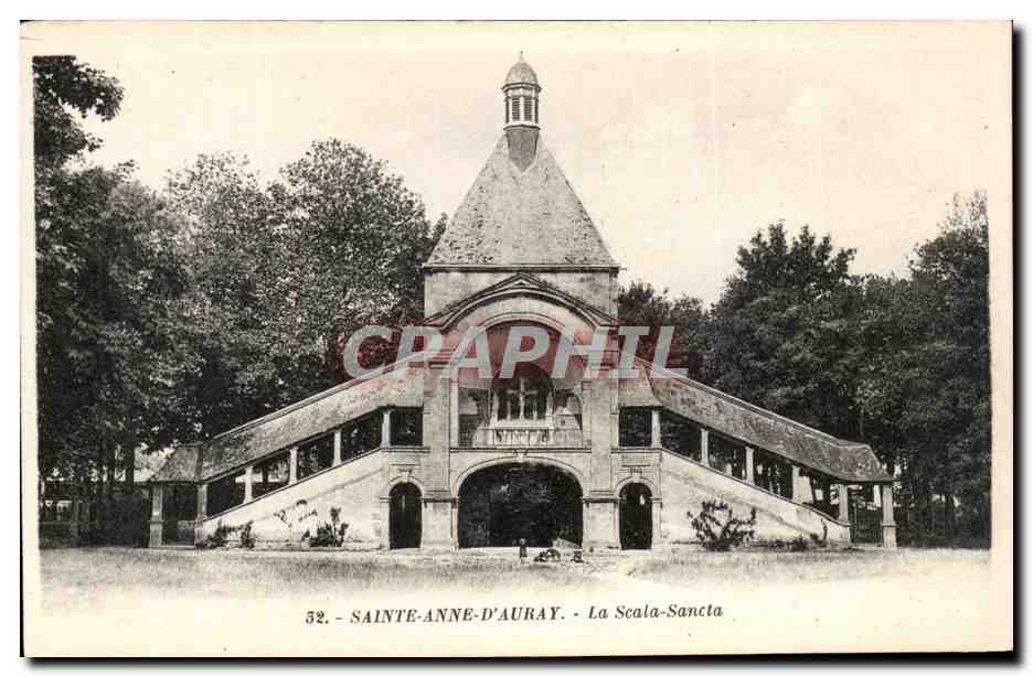 CPA Saintes Anne D Auray La Scala Sancta