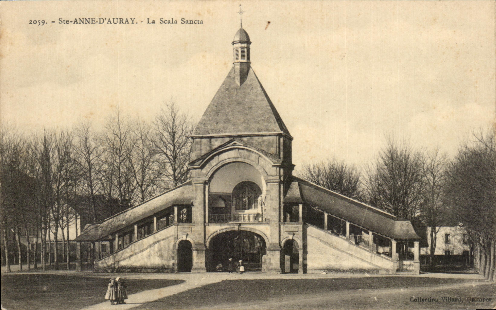 CPA Ste Anne D Auray La Scala Sancta