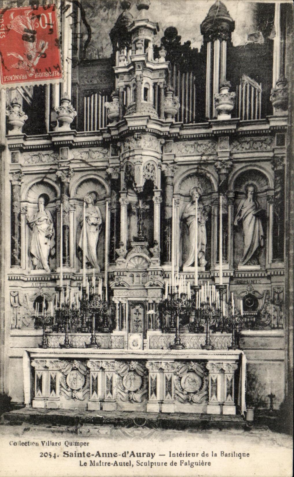 Sainte-Anne-d'Auray — Intérieur de la Basilique — Sculpture de Falguière