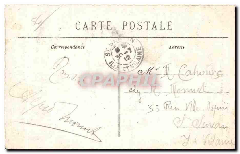 CPA Sainte Anne d Auray L Autel privilegie de Sainte Anne Collection Villard Quimper orgue — Verso