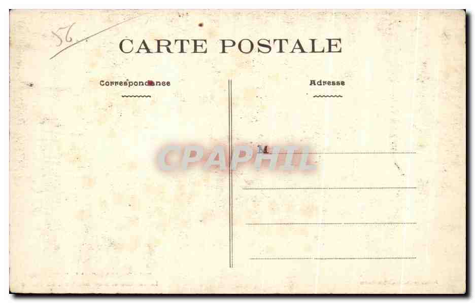CPA Ste Anne D Auray Le Calvaire et Cour Interieure du Cloitre Folklore Costume — Verso