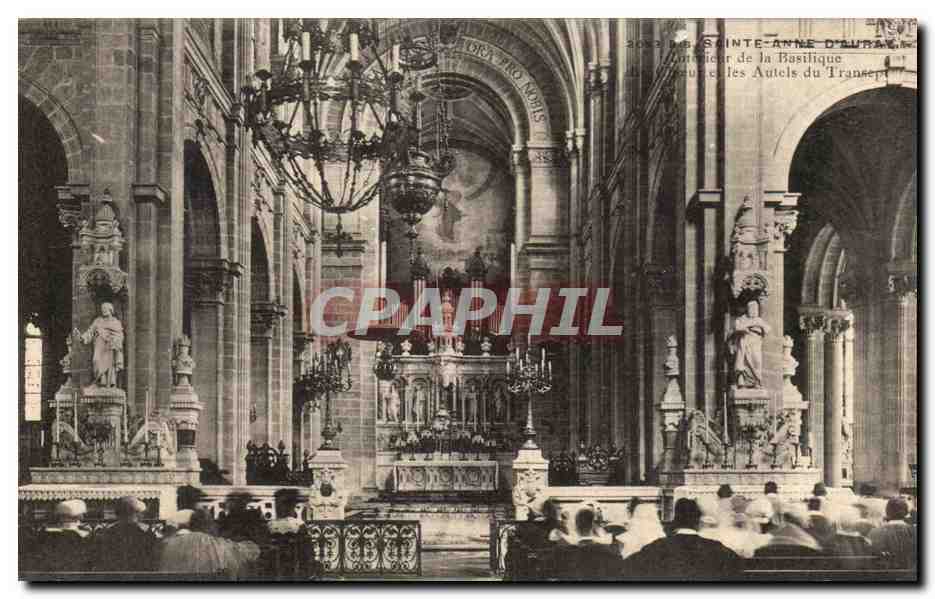 Intérieur de la Basilique Sainte-Anne d'Autun — Autels du Transept — Éditeur : 2033
