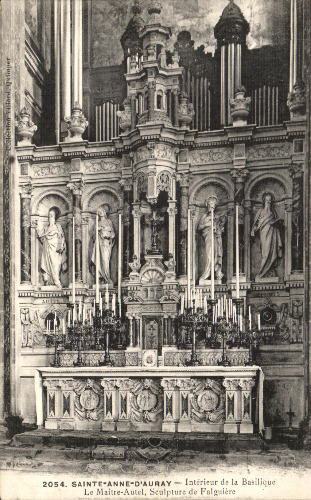 Sainte-Anne-d'Auray — Intérieur de la Basilique — Sculpture de Falguière