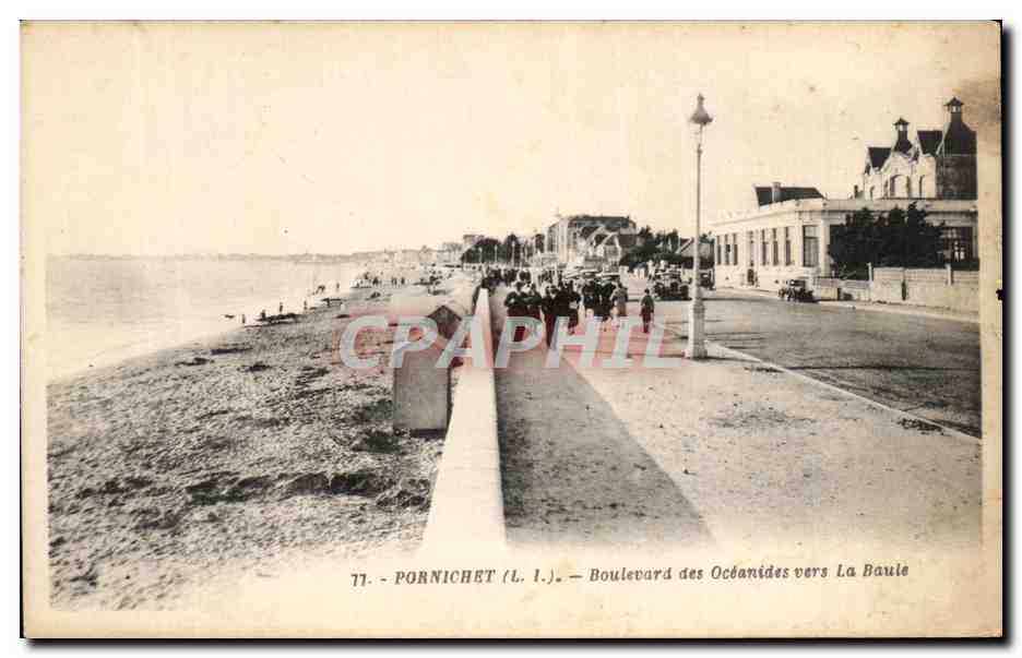 CPA Pornichet Boulevard des Oceanides Vers La Baule