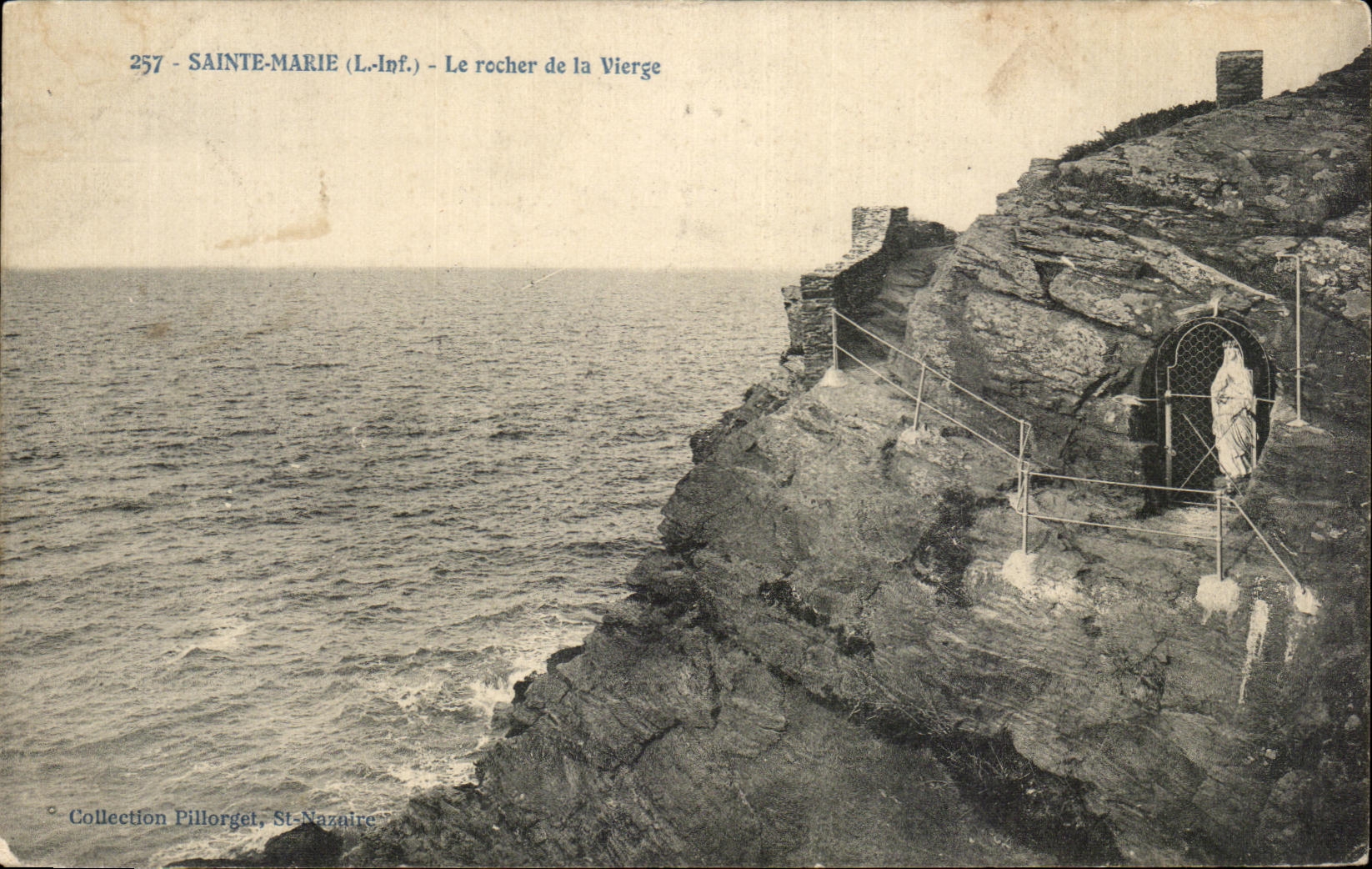Sainte-Marie (L.-Inf.) - Le rocher de la Vierge — Collection Pillorget, St-Nazaire