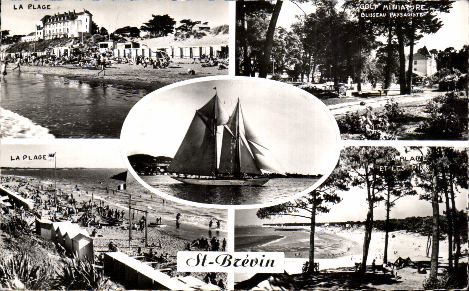 CPA Saint Brevin Cote de Jade Souvenir