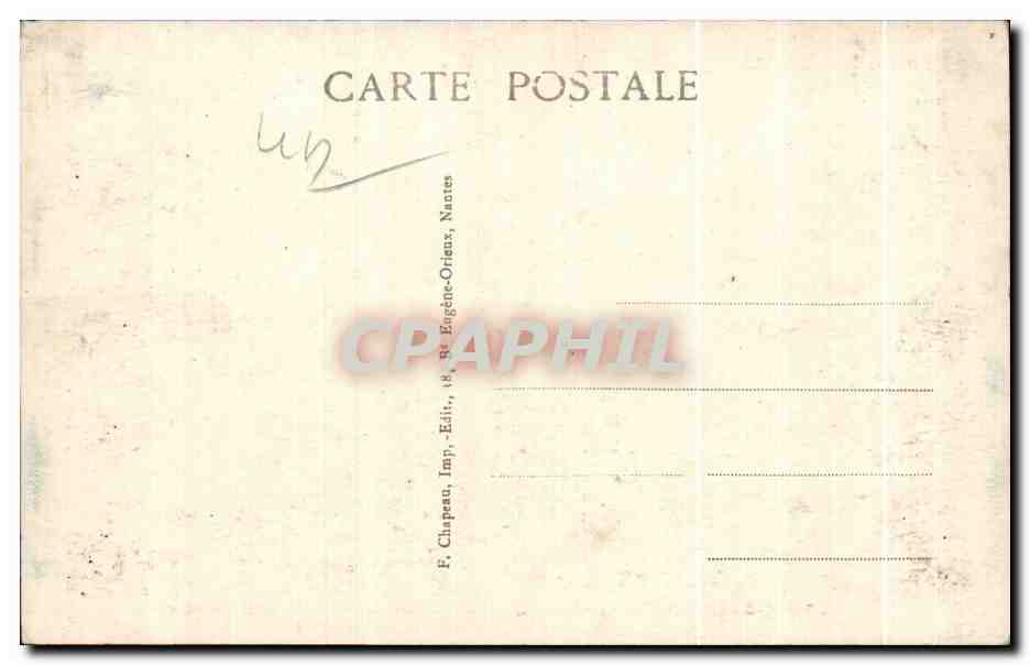 CPA Saint Brevin L Ocean La Chapelle du Pointeau dans les pins — Rückseite