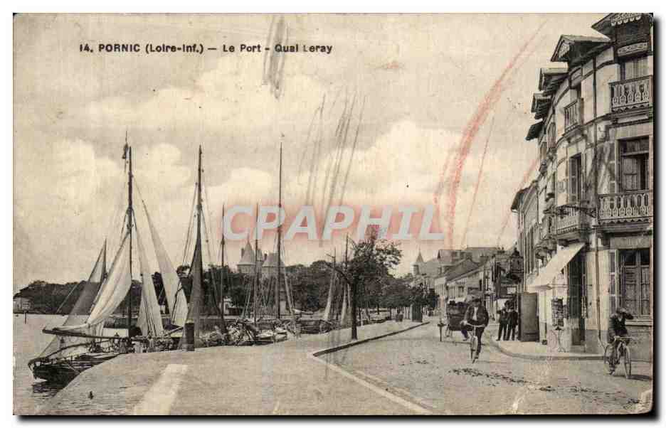 CPA Pornic Le Port Quai Leray