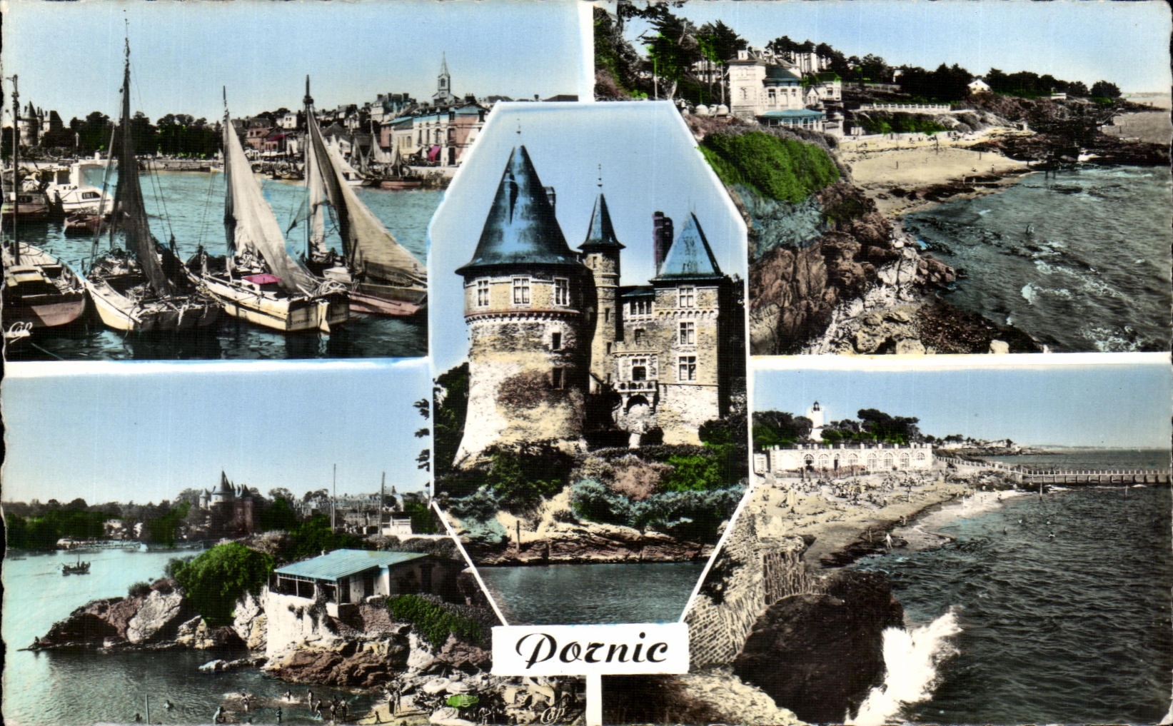 Pornic — vue panoramique — Réal-Photo, Paris