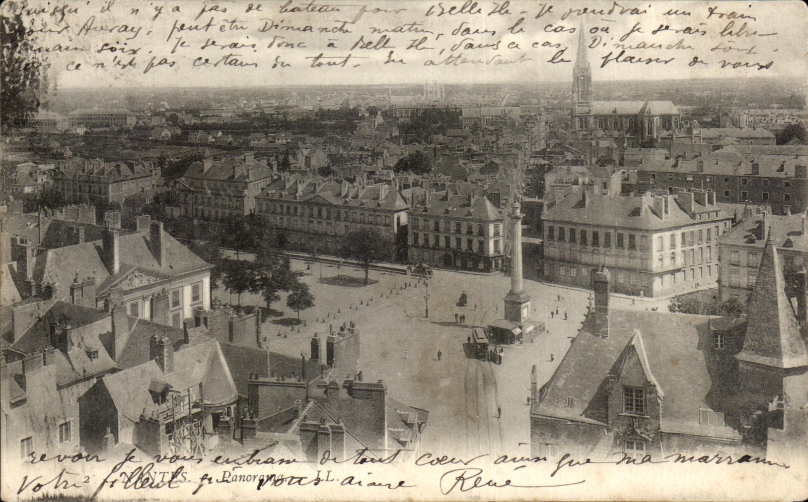 CPA Nantes Panoramique