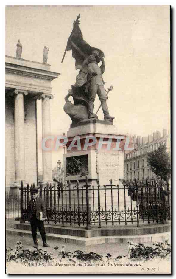 CPA Nantes Monument du Colonel de Villebois Mareuil