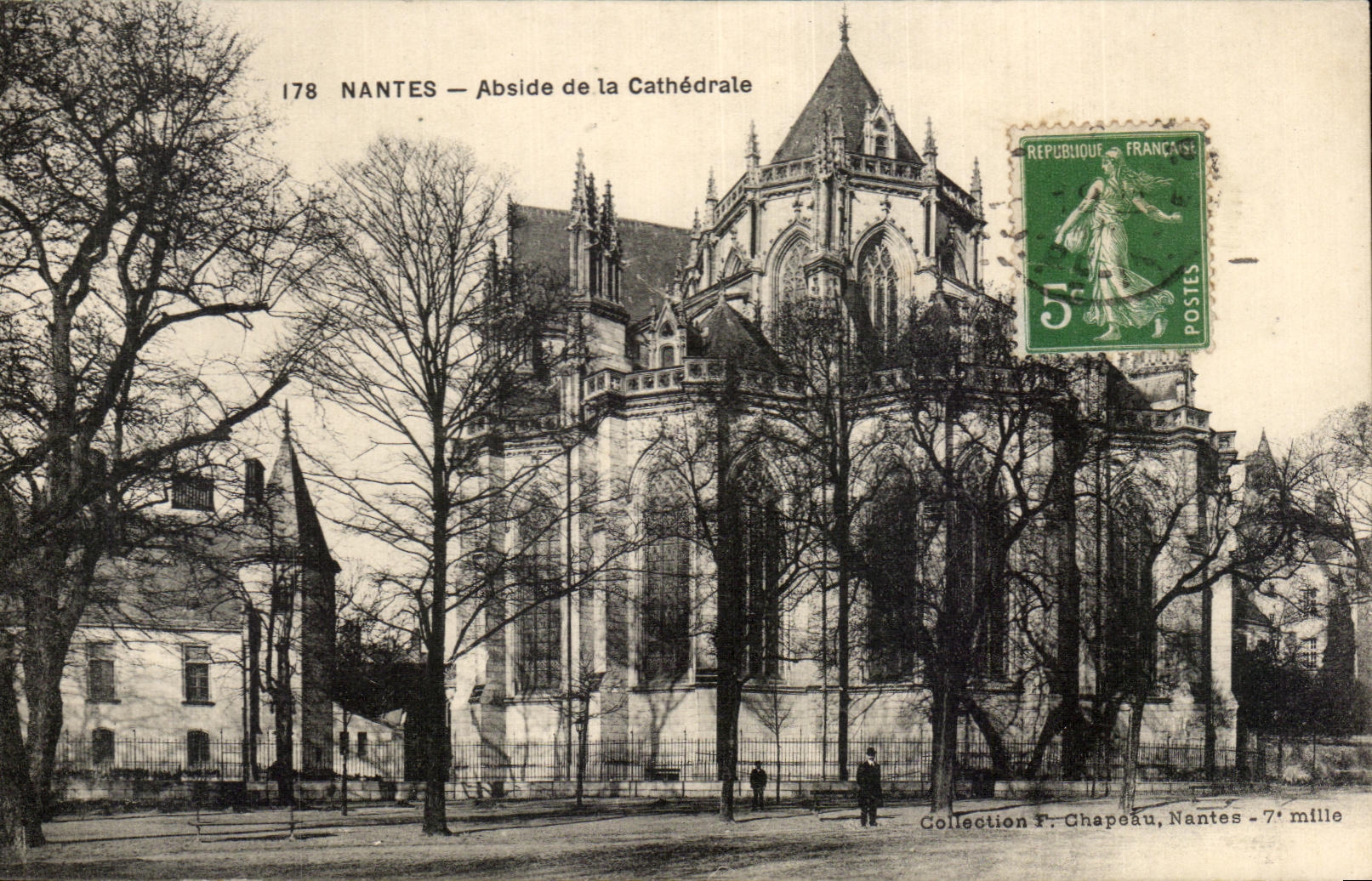 CPA Nantes Abside de la Cathedrale