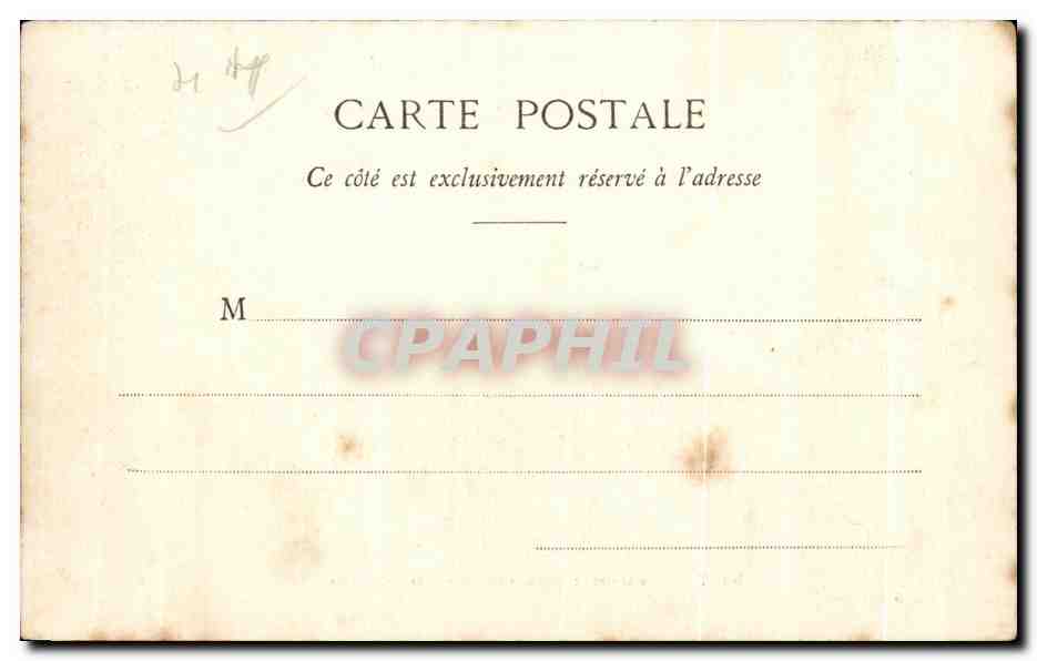 CPA Nantes Le Cours St Pierre et lAbside de la Cathedrale — Rückseite