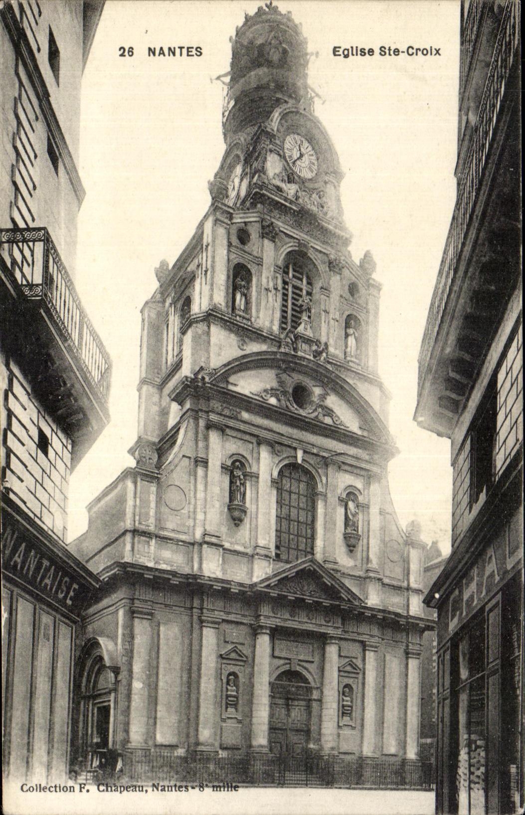 CPA Nantes Eglise St Croix