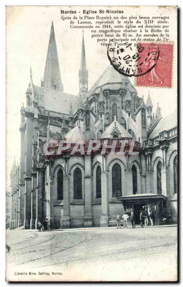 CPA Nantes Eglise St Nicolas