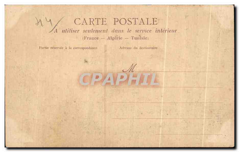 CPA Nantes Le Jardin des Plantes Entree principale Stratue du D Ecorchard — Rückseite