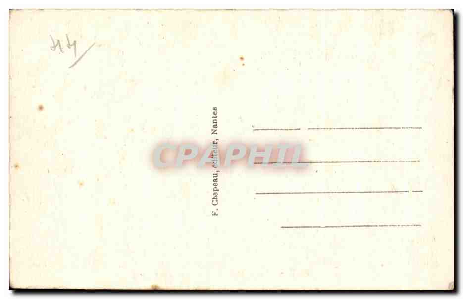 CPA Nantes Place Graslin Grand Theatre — Verso