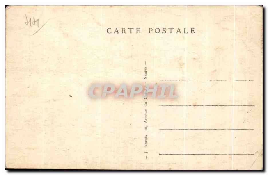 CPA Nantes Les Daims du Jardin des Plantes — Verso