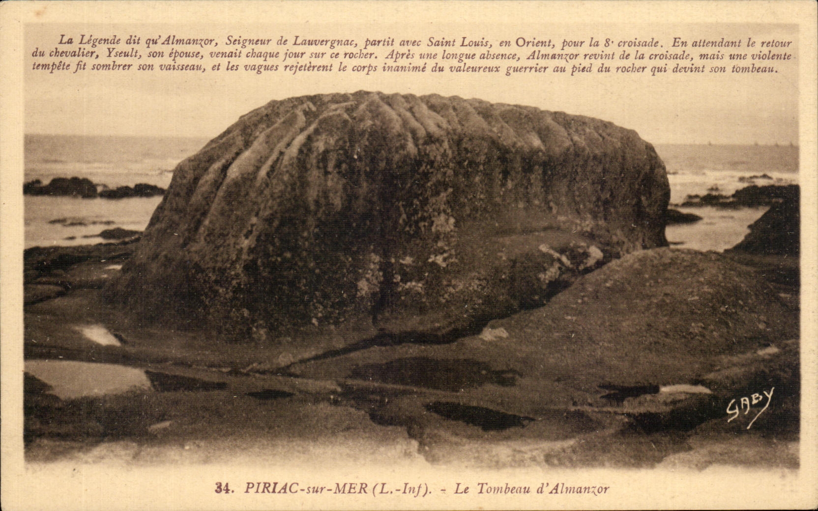 CPA Piriac sur Mer Le Tombeau d Almanzor