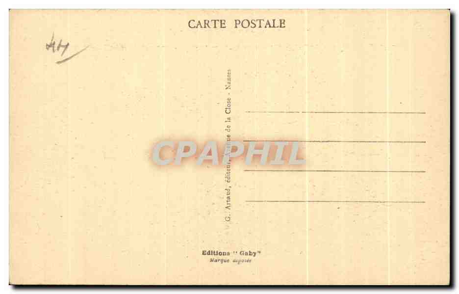 CPA Piriac sur Mer Le Tombeau d Almanzor — Rückseite